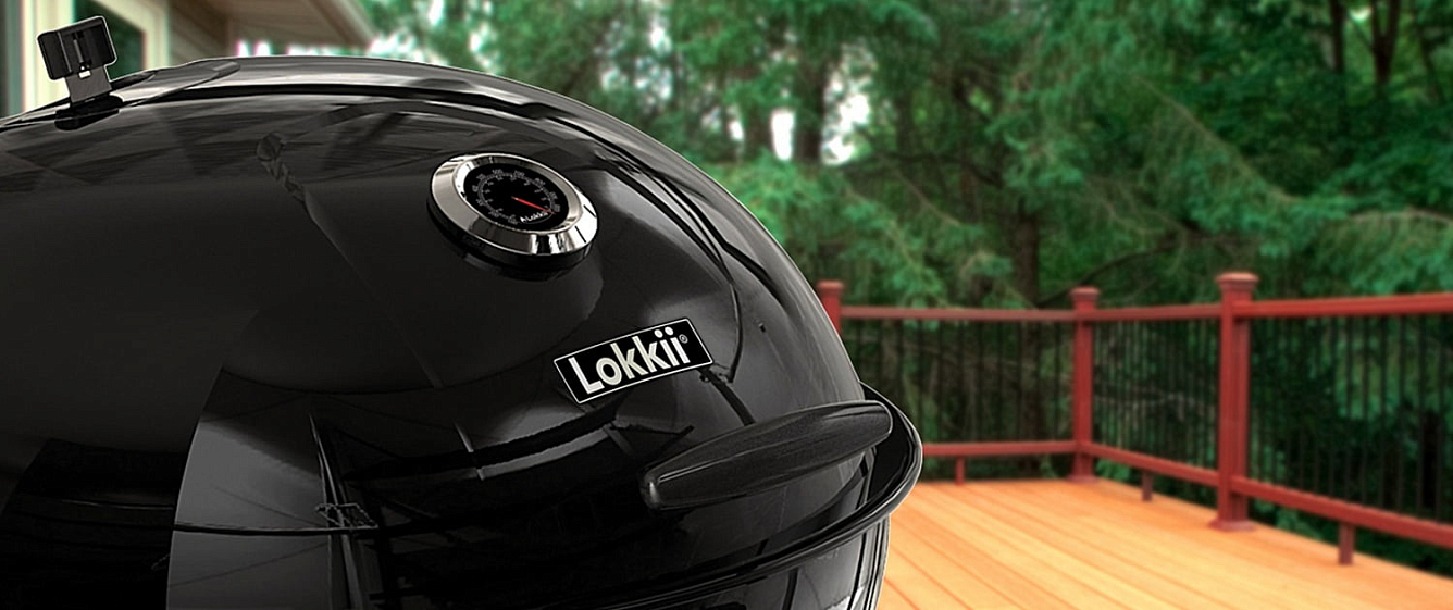 угольный гриль lokkii perfection plus 828b