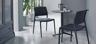 Стул Pedrali Ara Цвет: черный для дачи Стул Pedrali Ara Цвет: черный, садовая мебель