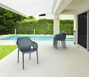 Кресло Siesta Contract Air XL Цвет: темно-серый для дачи Кресло Siesta Contract Air XL Цвет: темно-серый, садовая мебель