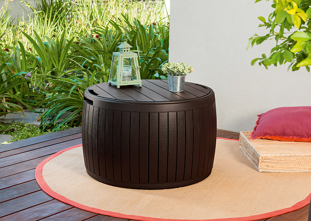 Стол-сундук Keter Circa Wood 140 л 