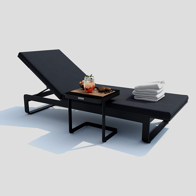 Шезлонг Ideal Patio Letto Цвет: карбон, антрацит 
