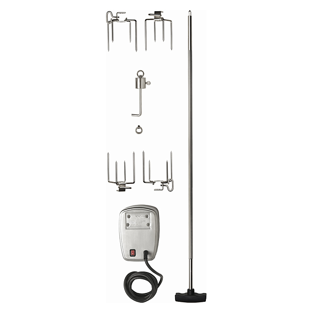 Вертел с 4-мя зажимами и электромотором для моделей Napoleon 485/495/500