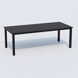 Обеденная группа Ideal Patio Dolla Festa Plus 220 Цвет: карбон, чёрный, садовая мебель