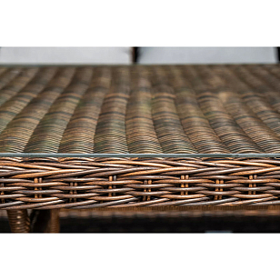 Обеденная группа 4SIS Моккачино, цвет коричневый, садовая мебель