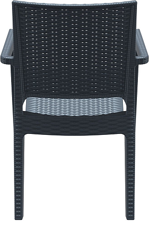 Кресло Siesta Contract Ibiza Цвет: антрацит для дачи Кресло Siesta Contract Ibiza Цвет: антрацит, садовая мебель
