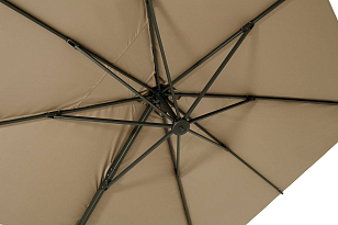 Зонт садовый 4SIS Римини 3 х 3 м, боковая опора, тент бежевый, садовая мебель