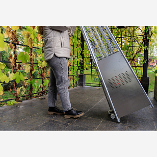 Уличный газовый обогреватель Lite Eva из металла, уличное оборудование