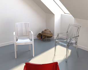 Кресло Siesta Contract Arthur Цвет: бесцветный для дачи Кресло Siesta Contract Arthur Цвет: бесцветный, садовая мебель