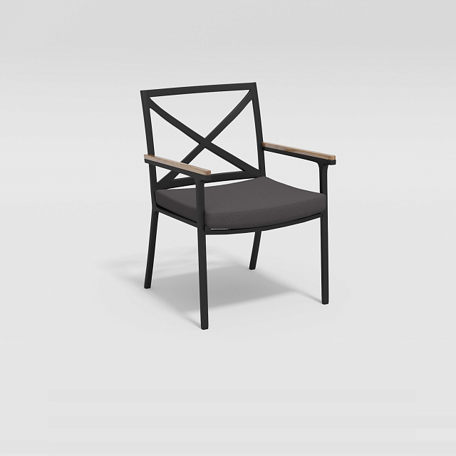 Стул Gardenini Calma Carbon anthracite 