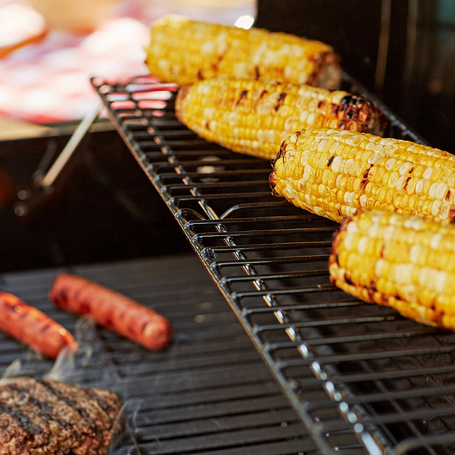 угольный + газовый гриль char-broil hybrid gas2coal