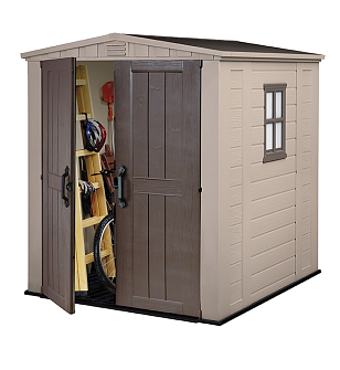 Пластиковый сарай Keter Factor 6x6 для сада и загородного дома Пластиковый сарай Keter Factor 6x6, уличное оборудование