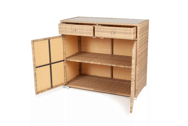 Плетёная тумба 4SIS Мальта Цвет: соломенный 