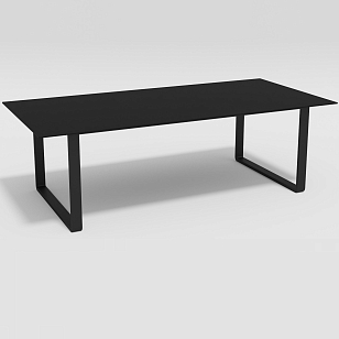 Стол Gardenini Voglie Black 220 для дачи Стол Gardenini Voglie Black 220, садовая мебель