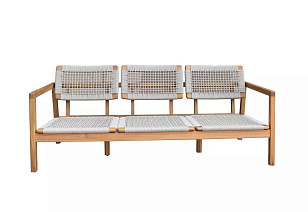 Диван из акации трехместный Joygarden Calisto, садовая мебель