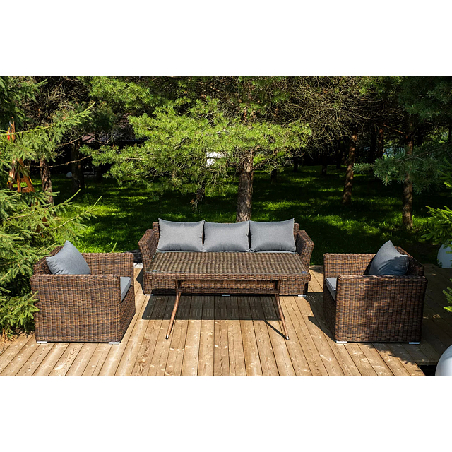 Обеденная группа 4SIS Моккачино, цвет коричневый 