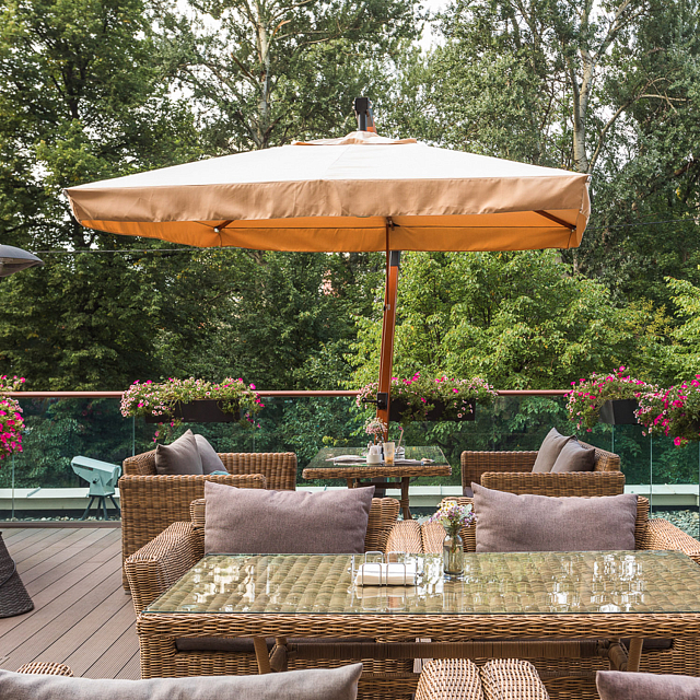 Зонт дачный на подставке 4SIS Корсика 3Х3 