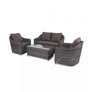 Лаунж зона 4SIS Кон Панна, цвет графит, садовая мебель