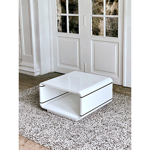 Столик журнальный Paoli Opus Quadro Цвет: белый, товары для загородного дома