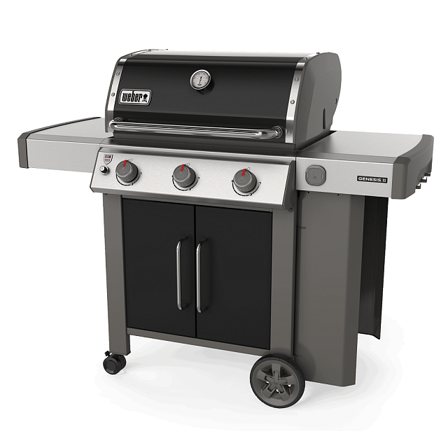 газовый гриль weber genesis ii e-315 gbs, черный