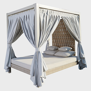 Кровать лежак Skyline Design Heart Daybed, садовая мебель