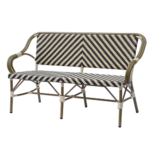 Диван двухместный 4SIS Кабри, цвет бежево-коричневый, садовая мебель