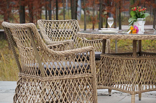 Стол 4SIS Эспрессо Ø118 см, цвет коричневый