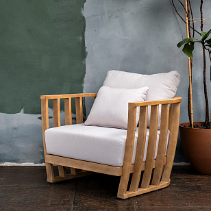 Кресло из акации Joygarden Woodland, садовая мебель