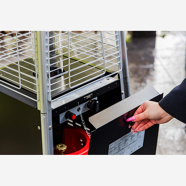 Уличный газовый обогреватель Lie Adam из металла 