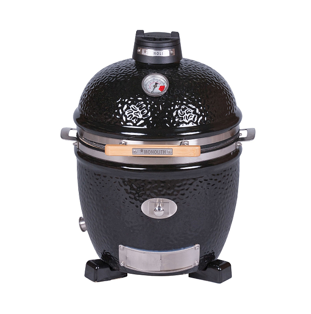 Керамический гриль Monolith Junior Black 2.0