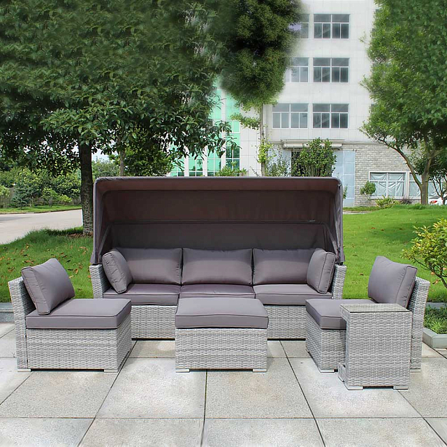 Комплект мебели из искусственного ротанга Lite Tenica Grey 