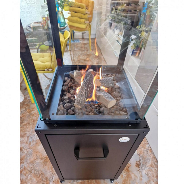 Уличный газовый обогреватель WWT 13M Black 