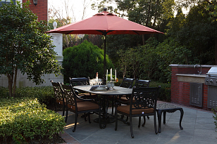 Обеденный стол Вишневый садъ Ажур Овал, садовая мебель