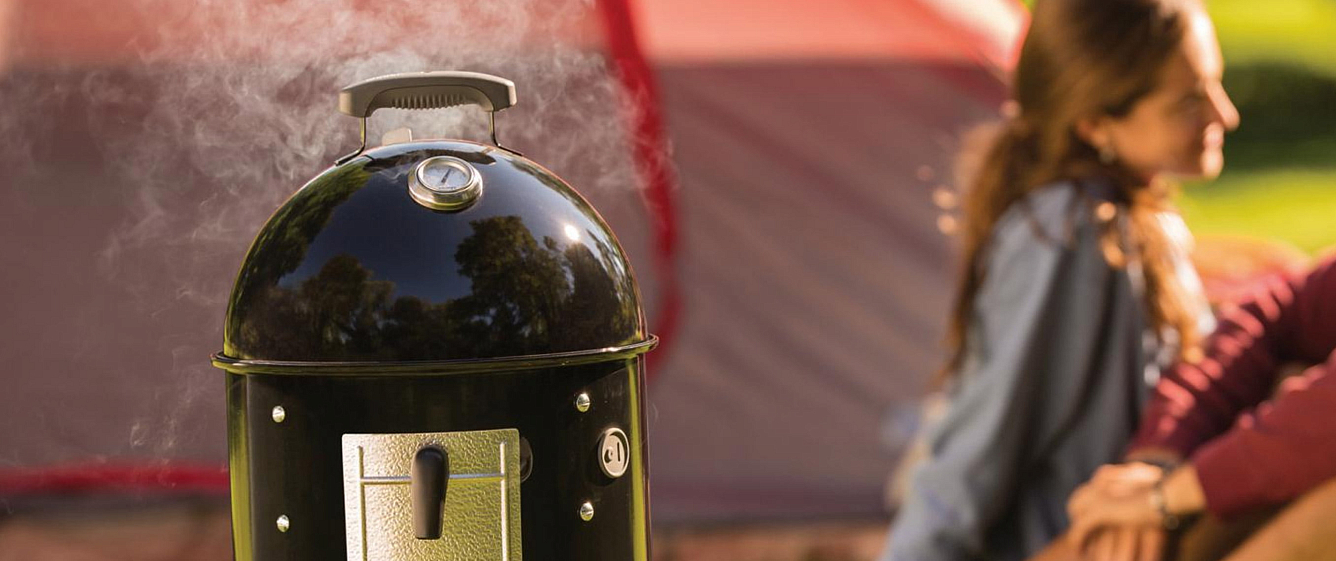 Угольный гриль - коптильня Weber Smokey Mountain Cooker, 47 см, черный