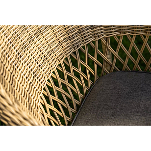 Обеденная группа 4SIS Дольче, цвет соломенный для дачи Обеденная группа 4SIS Дольче, цвет соломенный, садовая мебель