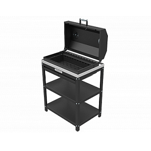 Стол-гриль Grillver с решеткой из чугуна для сада