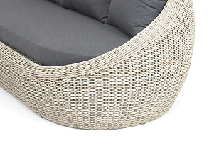 Диван трехместный 4SIS Барселона, цвет бежевый, садовая мебель