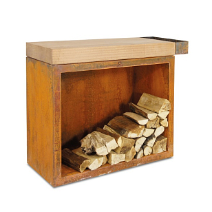 Разделочный столик с поленницей OFYR 90 для сада
