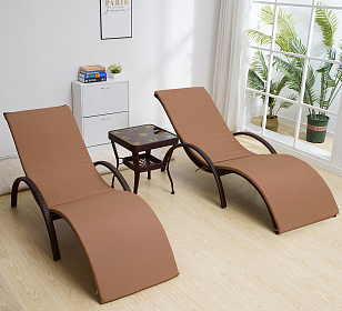 Комплект шезлонгов Lite Dublu для дачи Комплект шезлонгов Lite Dublu, садовая мебель