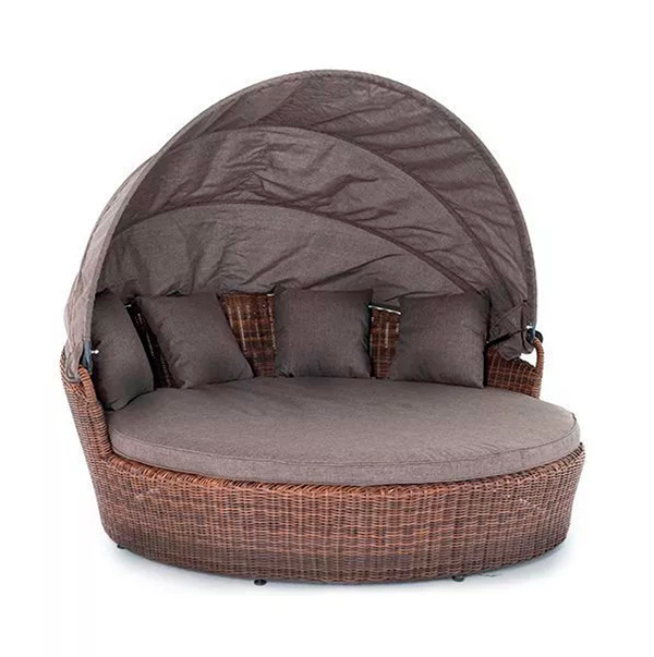 Круглый шезлонг 4SIS Стильяно Цвет: коричневый 