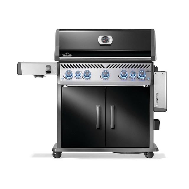 гриль газовый napoleon rogue pro-s 625 черный (с ик горелкой 3/3)