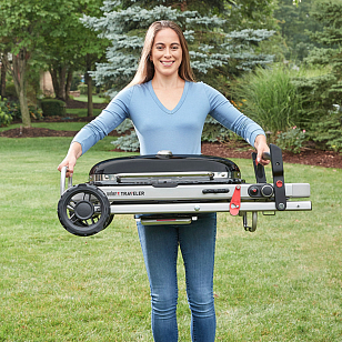 Гриль газовый на подставке Weber Traveler для приготовления пищи гриль газовый на подставке weber traveler