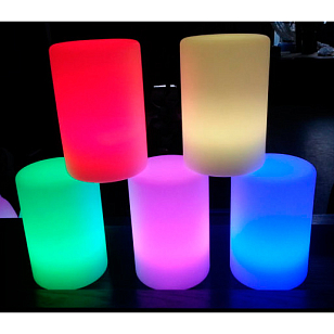 Светящийся LED цилиндр LightHouse Valz RGB Accum для сада и загородного дома Светящийся LED цилиндр LightHouse Valz RGB Accum, уличное оборудование