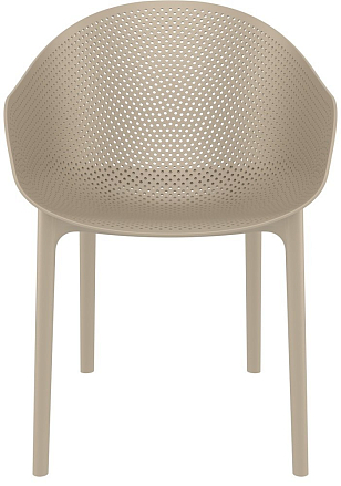 Кресло Siesta Contract Sky Цвет: бежевый для дачи Кресло Siesta Contract Sky Цвет: бежевый, садовая мебель