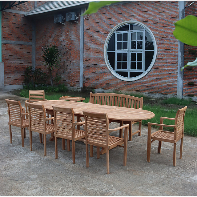 Обеденная группа из тика Lite Mestre 