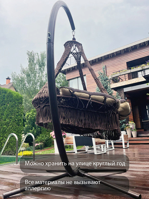 Подвесное кресло Lite Cartagena 4 цвета на каркасе Хэнг 