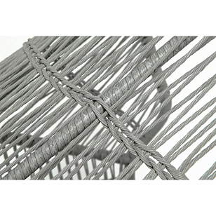 Подвесное кресло 4SIS Апулия, цвет серый, садовая мебель