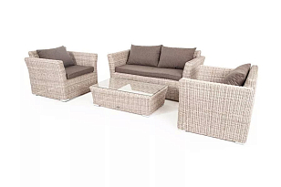 Лаунж зона 4SIS Капучино Сингл, цвет бежевый, садовая мебель