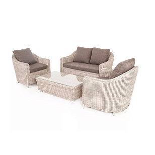 Лаунж зона 4SIS Кон Панна, цвет бежевый, садовая мебель