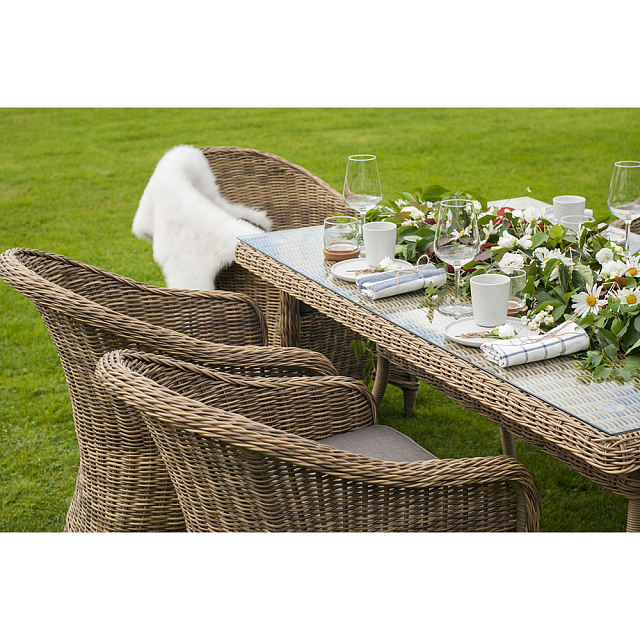 Обеденный стол 4SIS Латте 200 Цвет: соломенный 