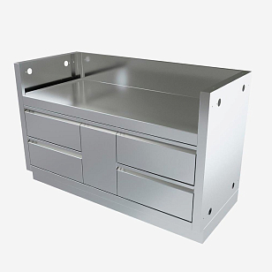 Тумба-основание гриля Napoleon Bipro-825 с 5-ю выдвижными ящиками